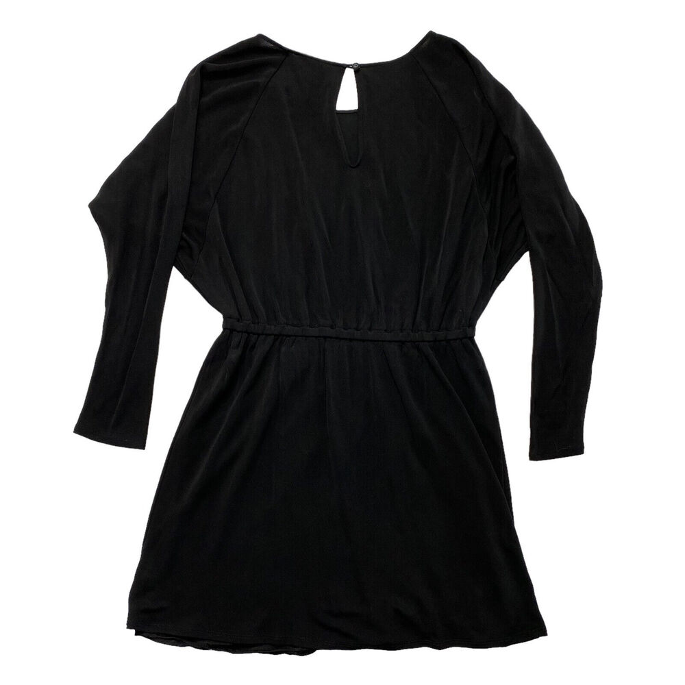 TWELFTH STREET CYNTHIA VINCENT Wednesday Black Mini Dress Tunic Medium *READ* - Picture 4 of 12